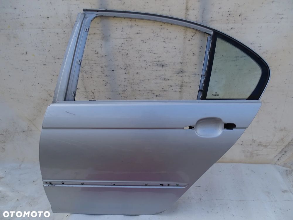 DRZWI LEWE TYŁ TYLNE BMW E46 SEDAN TITANSILBER - PIERWSZY LAKIER F-VAT - 1