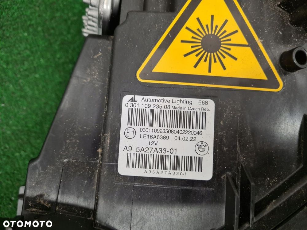BMW 8 G14 G15 G16 LAMPA PRZÓD LASER LEWA EU 5A27A33 - 4