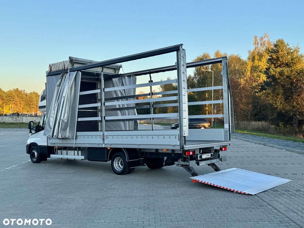Iveco Daily 2023r Hi-Matic‼️70C18H‼️3.0 // Winda Dhollandia 1000KG // Plandeka 16 Palet 2x Firanka + Dach zsuwany ‼️Wysokość rampowa Full LED Tempomat Aktywny ACC Salon Polska 6.43mx2.45mx2.70m DMC7200KG Faktura Vat 23% - 10