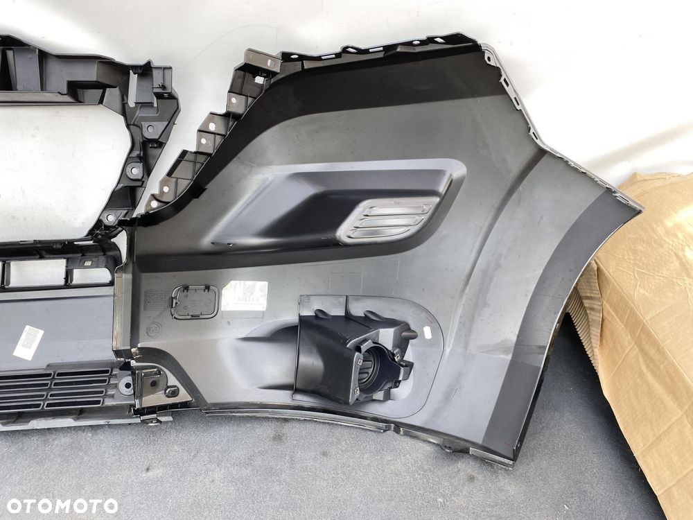 DUCATO BOXER JUMPER 14- ZDERZAK KOMPLET PRZEDNI NAROŻNIKI CZARNY METALIC - 7