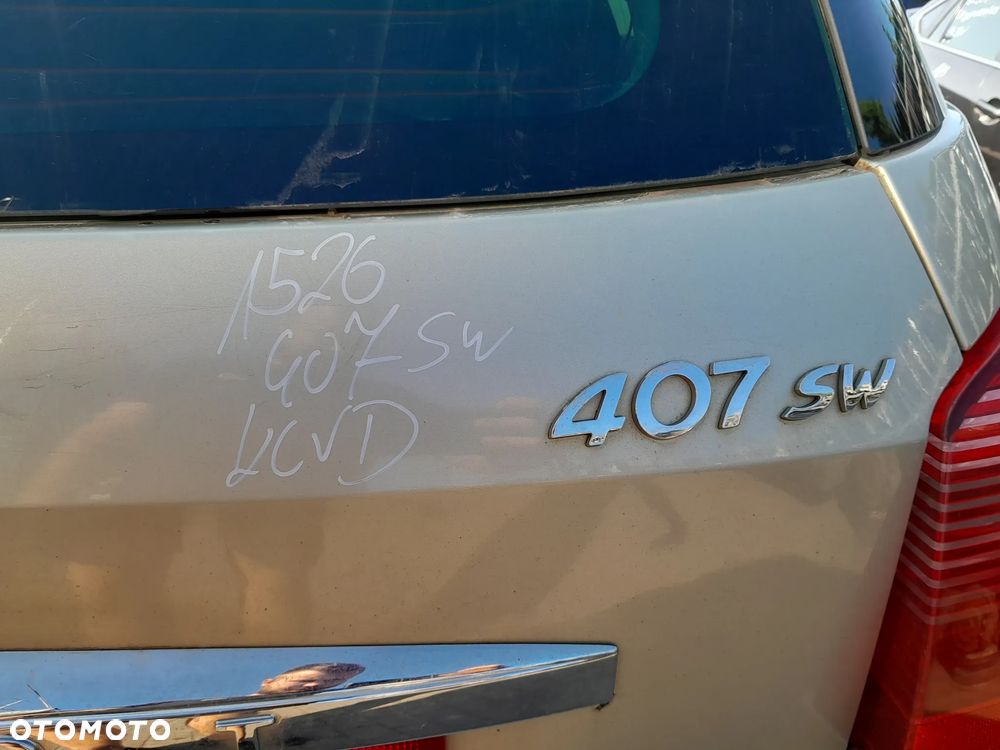 PEUGEOT 407 SW KLAPA BAGAŻNIKA TYLNA TYŁ KOLOR: KCVD - 6
