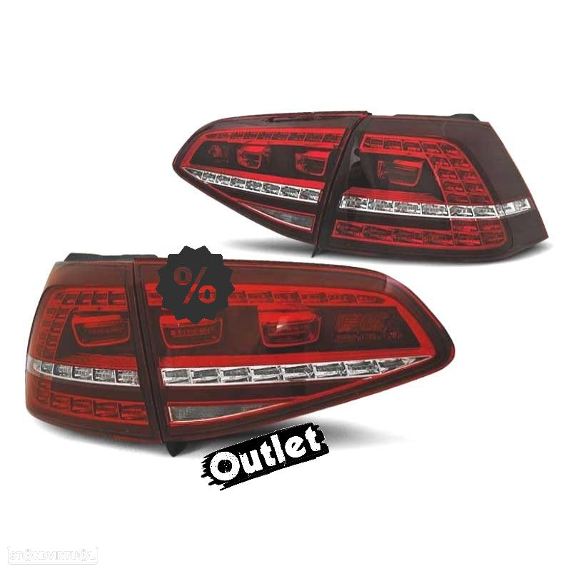 R014098C2 FAROLINS VOLKSWAGEN VW GOLF 7 12-17 LOOK GTI LEDS INDICADORES DINÂMICO - 7