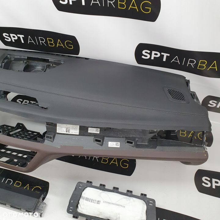 BMW SERIA 7 G11 G12 DESKA ROZDZIELCZA KONSOLA KOKPIT PULPIT PODUSZKI AIRBAG AIR BAG PASY KIT SET - 4