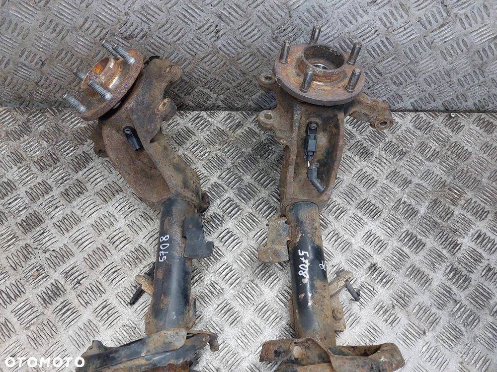 AMORTYZATOR SPRĘŻYNA ZWROTNICA LEWY + PRAWY PRZÓD FORD FOCUS MK2 1.6 TDCI - 5