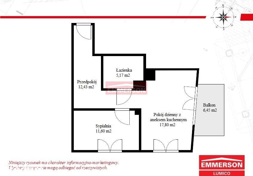 Apartament- Stare Miasto, możliwa antresola
