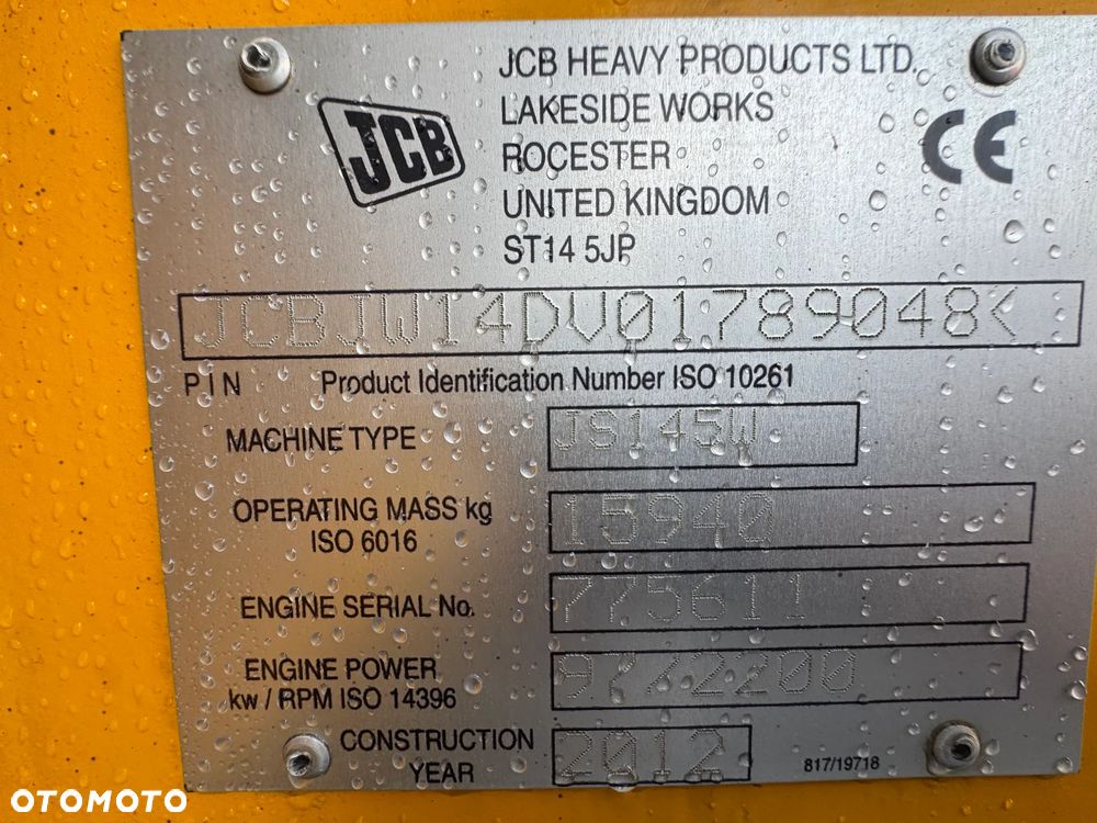 JCB js145 - 15
