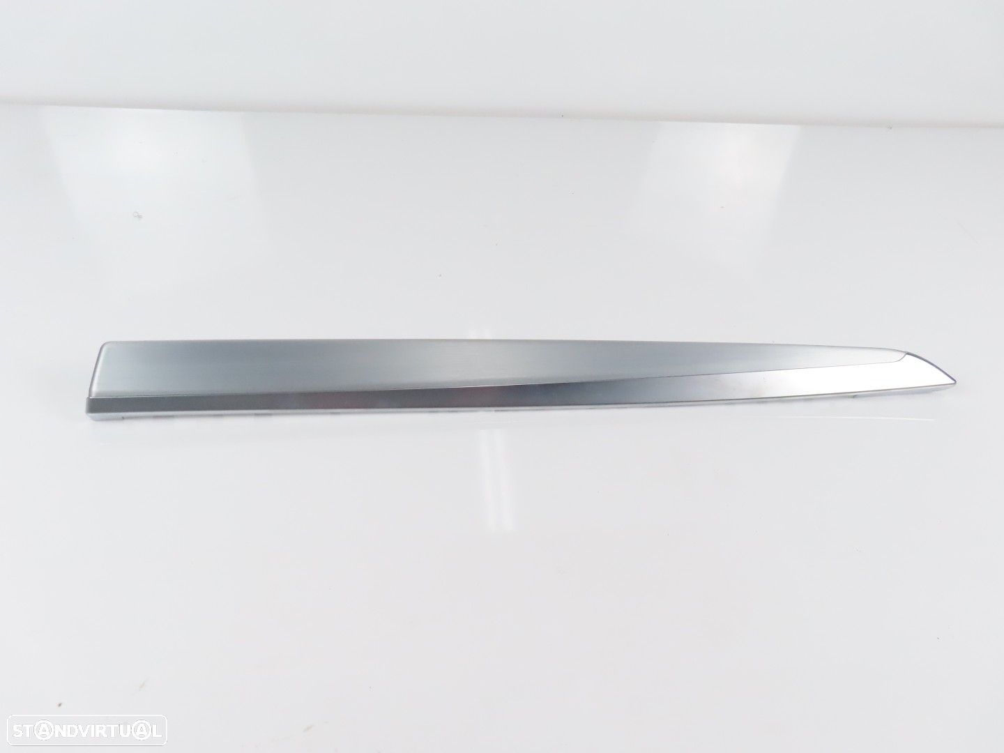 Friso da porta Alumínio Escovado Direito/Trás Seminovo/ Original BMW 5 (F10)/BMW... - 1
