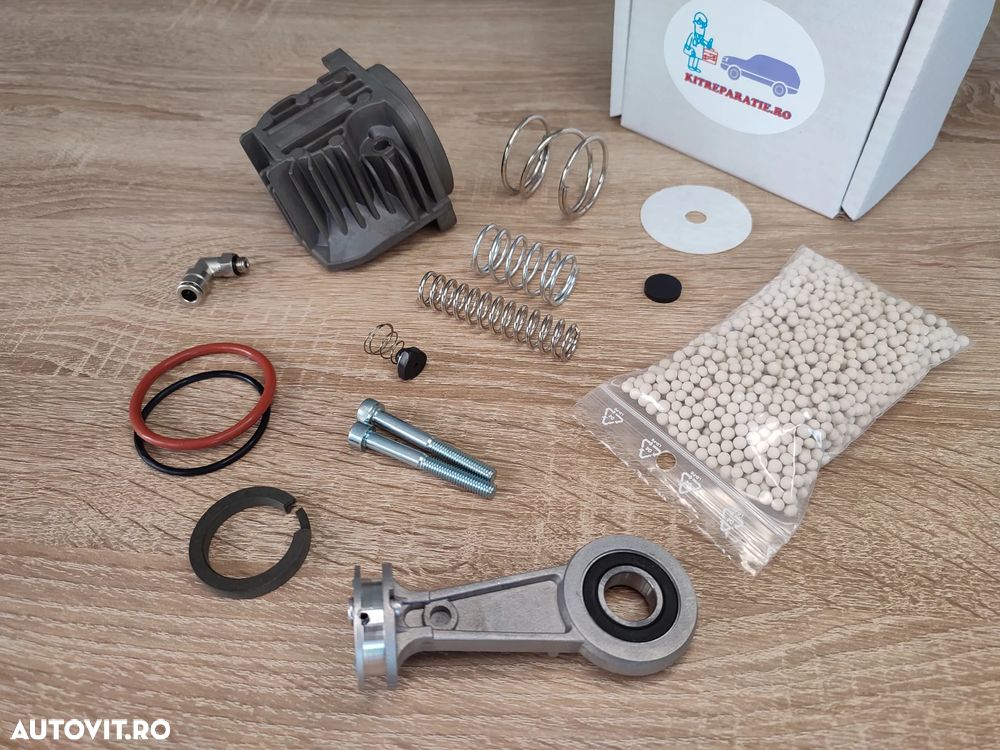 Kit reparatie Compresor perne aer, Bloc de supape, Senzor de inaltime, valve Audi A6 A7 A8 Q7 VW Touareg Porsche Cayenne Macan XC90 XC60 - 1