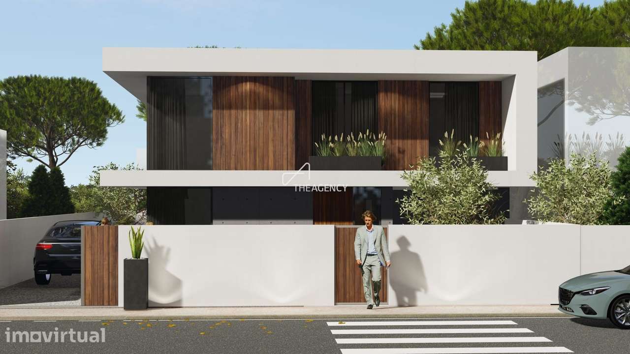 Moradia T4 Contemporânea em projeto - Grande imagem: 3/9