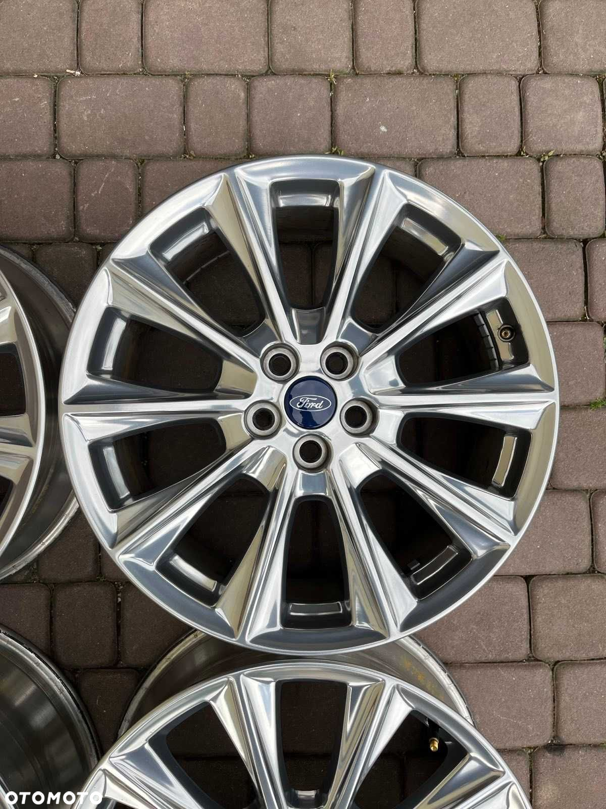 Oryginalne alufelgi Ford 5x108 19 cali Czujniki S-MAX KUGA EGDE CHROM - 7