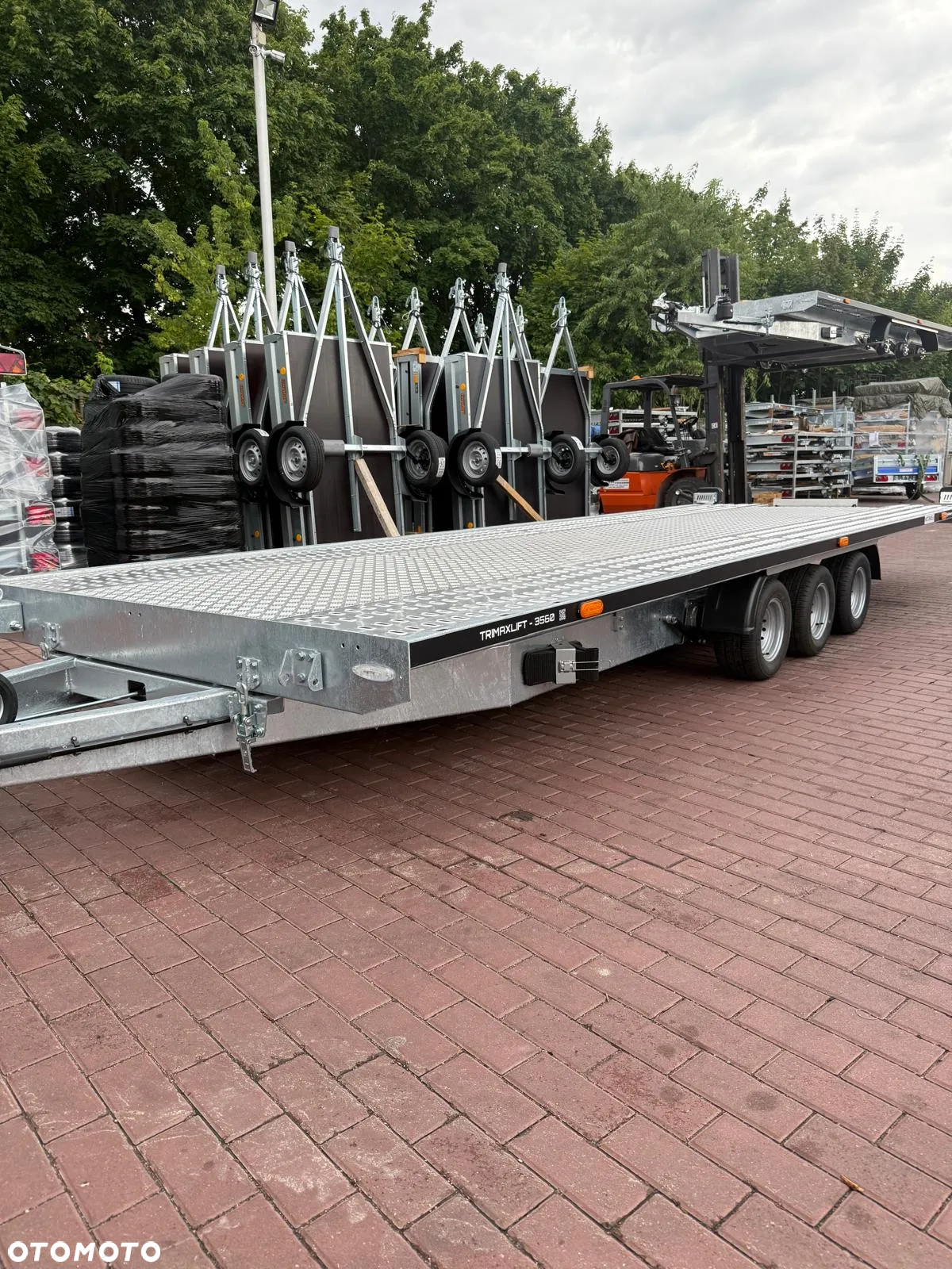 Inny Balhanger TRIMAXLIFT 3560 Wypełnienie Aluminium 600x210 3 osie DMC 3500kg uchylana hydraulicznie MOCNA - 8