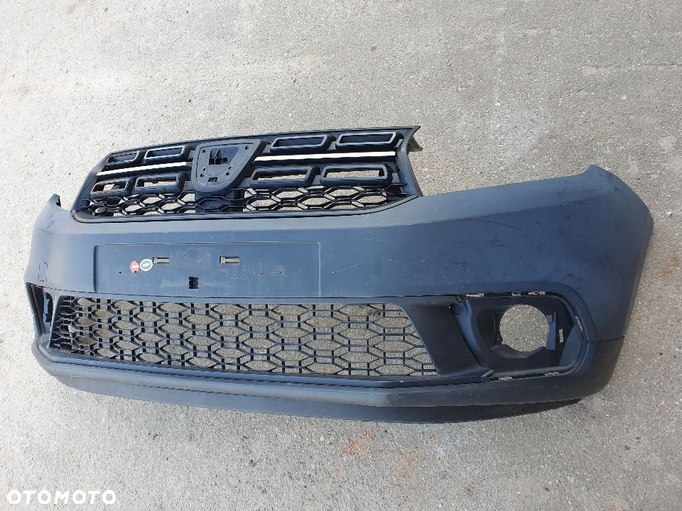 Dacia Sandero II Logan lifting 17-  zderzak przedni grill kratka spoiler - 1