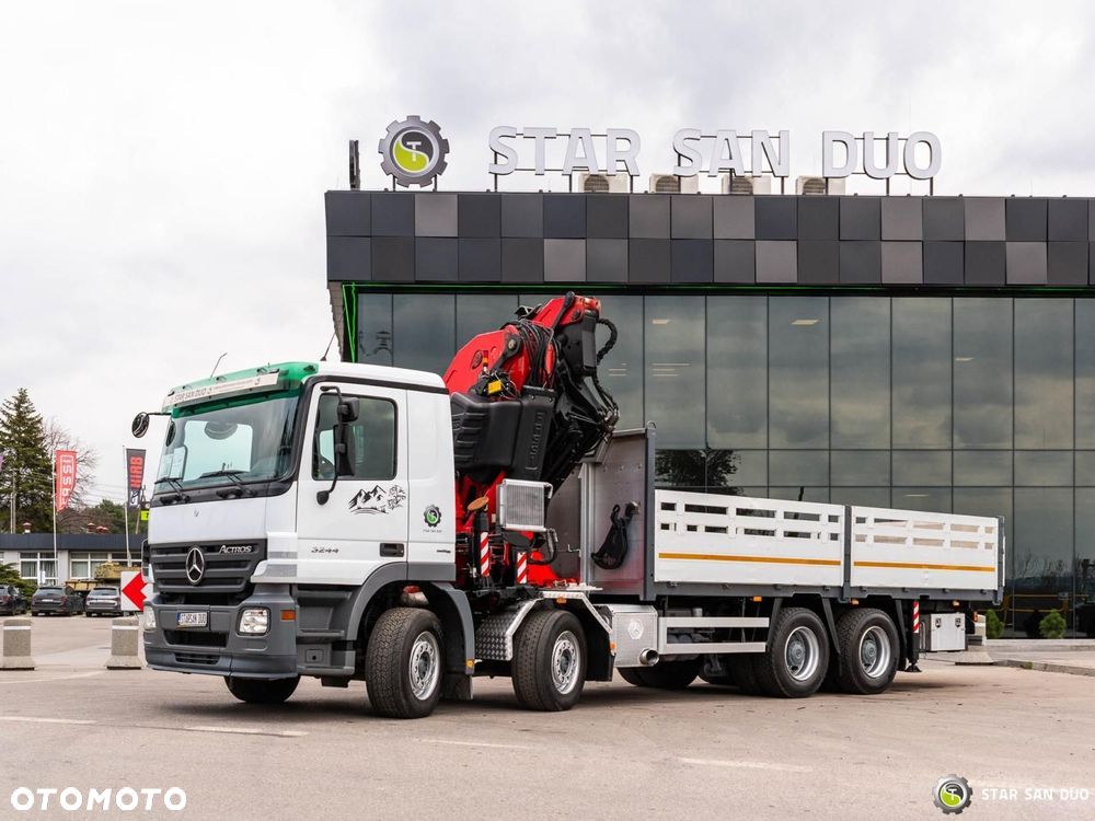 Mercedes-Benz Actros 3244 8x4 Fassi F600 HDS Żuraw Fly Jib Wciągarka - 12