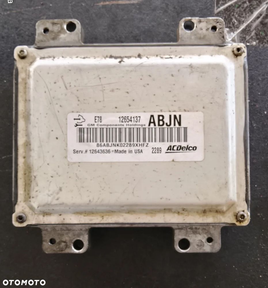 OPEL ASTRA J STEROWNIK SILNIKA 12654137 - 1