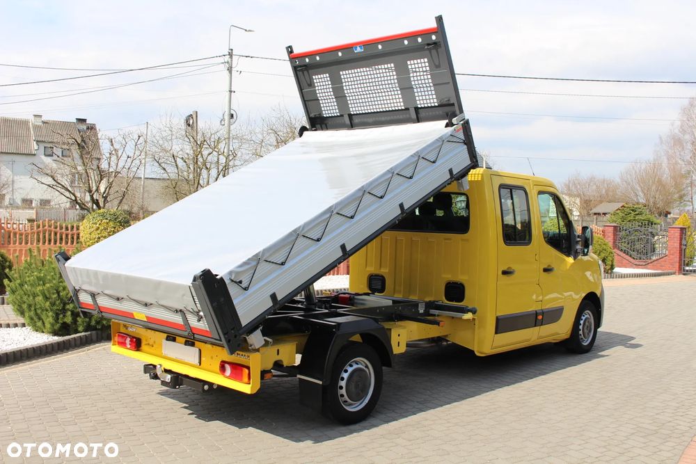 Renault MASTER / MOVANO / BRYGADÓWKA / DOKA / WYWROTKA / 6 OSÓB / POLSKI SALON / NISKI PRZEBIEG / - 5