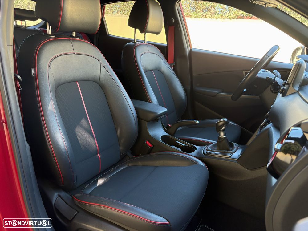 Hyundai Kauai 1.0 T-GDi Premium Pele/Tec.Vermelho - 6