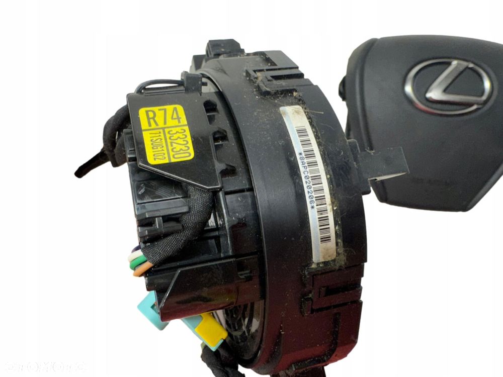 lexus es 300h vii air bag poduszka kierowcy kierownice taśma przełączn - 4