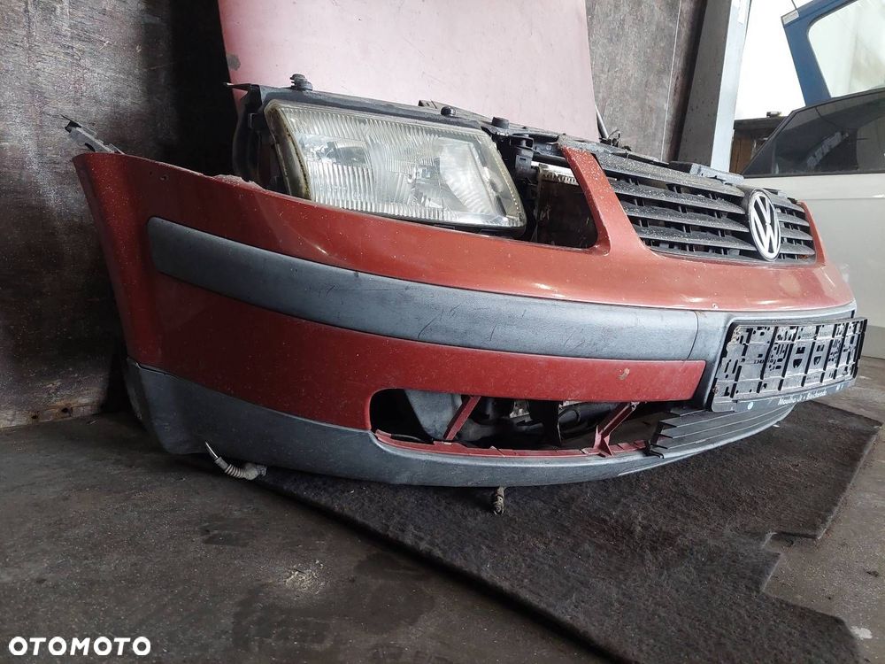 KOMPLETNY PRZÓD MASKA ZDERZAK BŁOTNIKI LAMPY VOLKSWAGEN PASSAT B5 LB2Z - 10