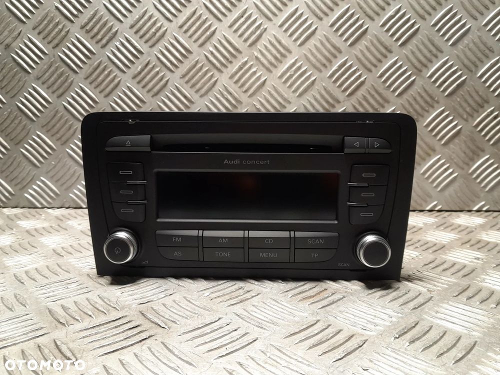 AUDI A3 8P RADIOODTWARZACZ CD AUDI CONCERT 8P0035186AB - 1