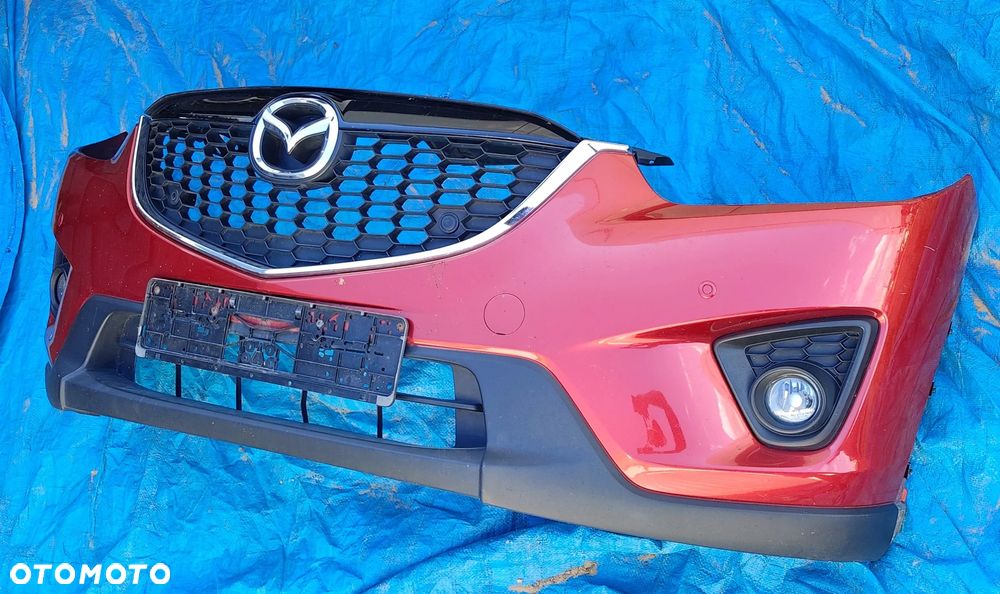 CZERWONY Kompletny Zderzak Przód Przedni + Grill Halogeny 4xPDC Mazda CX5 2012-2017 - 2
