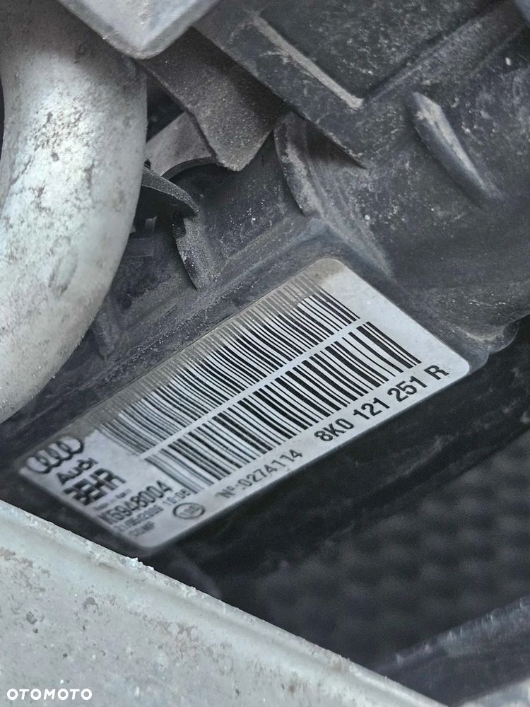 Pas Przedni Wzmocnienie Czołowe Belka Zderzaka Chłodnice Intercooler Wentylator 1.8 2.0 TFSI 2.0 TDI AUDI A4 B8 - 8
