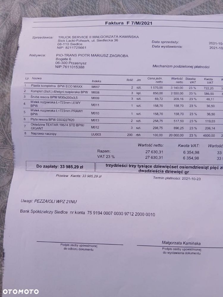 Pezzaioli naczepa ciężarowa - 13