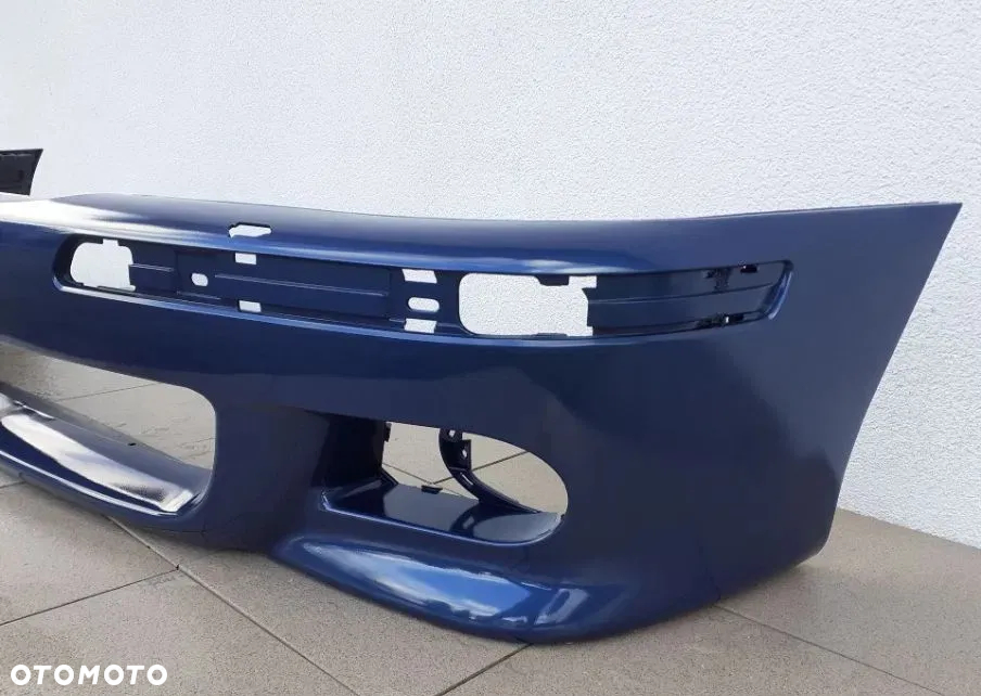 ZDERZAK BMW E39 M PAKIET TOPASBLAU SPRYSKI PDC PRZEDNI PRZÓD ORYGINALNY WYSYŁKA BDB - 2