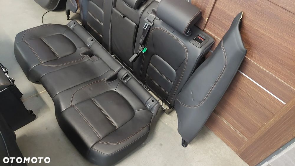 FOTELE PRZÓD TYŁ KOMPLET SKÓRA PLUS BOCZKI JAGUAR F-PACE R2018 EUROPA TUNEL PODŁOKIETNIKI - 6