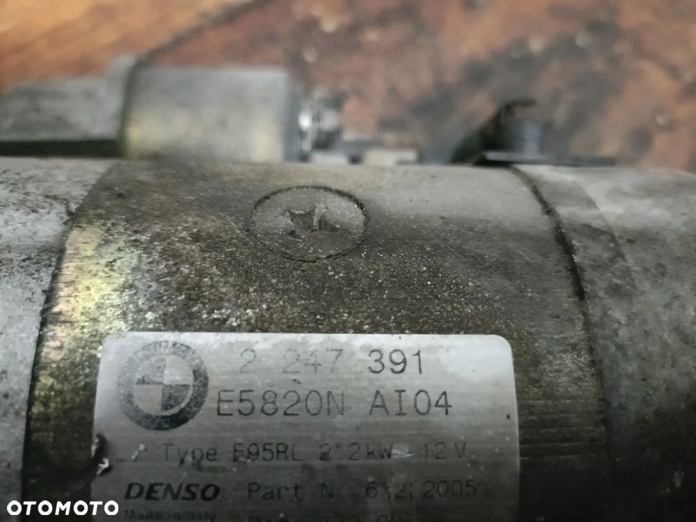 BMW E46 98-07 3,0 D rozrusznik DENSO 2247391 * - 4