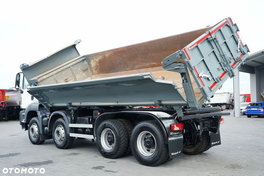 MAN TGS 35.420 / 8X4 / WYWROTKA 2 STRONNA - 6 M / HYDROBURTA / HYDROKLAPA /  BORDMATIC / EURO 6 - 9
