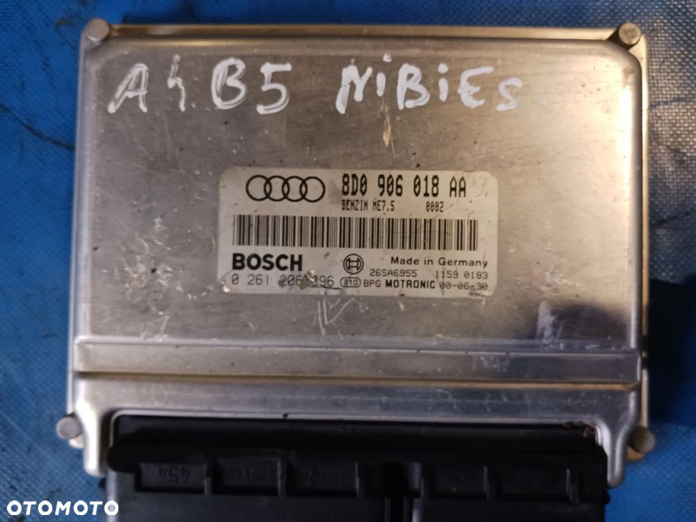 ZESTAW STARTOWY do odpalenia AUDI A4 B5 FL 1.8 20V Sterownik silnika ECU 8D0906018AA 4B0905851C licznik 8D0920900P - 2