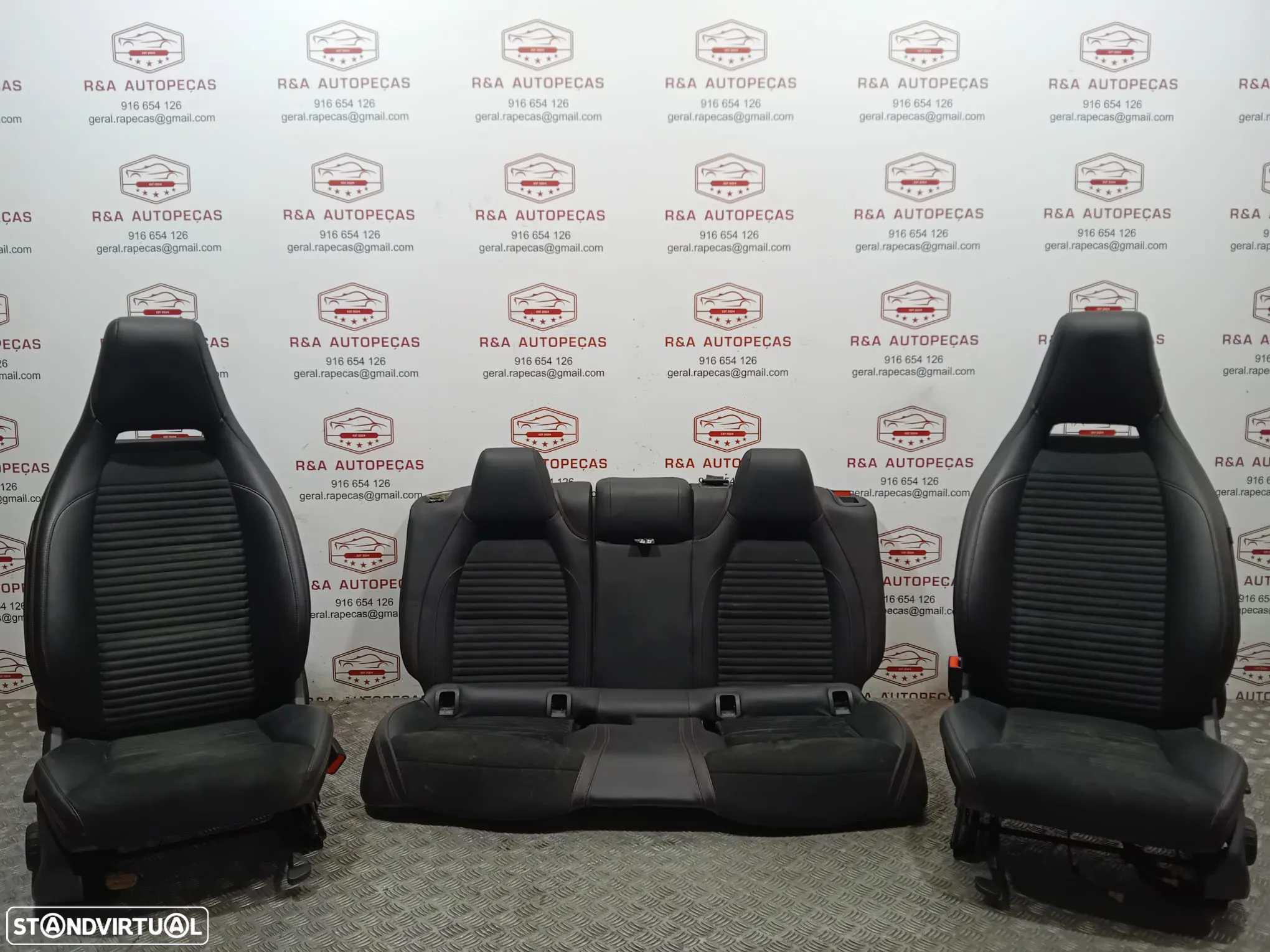 Conjunto de Bancos Mercedes Classe A W176 AMG Original - 3