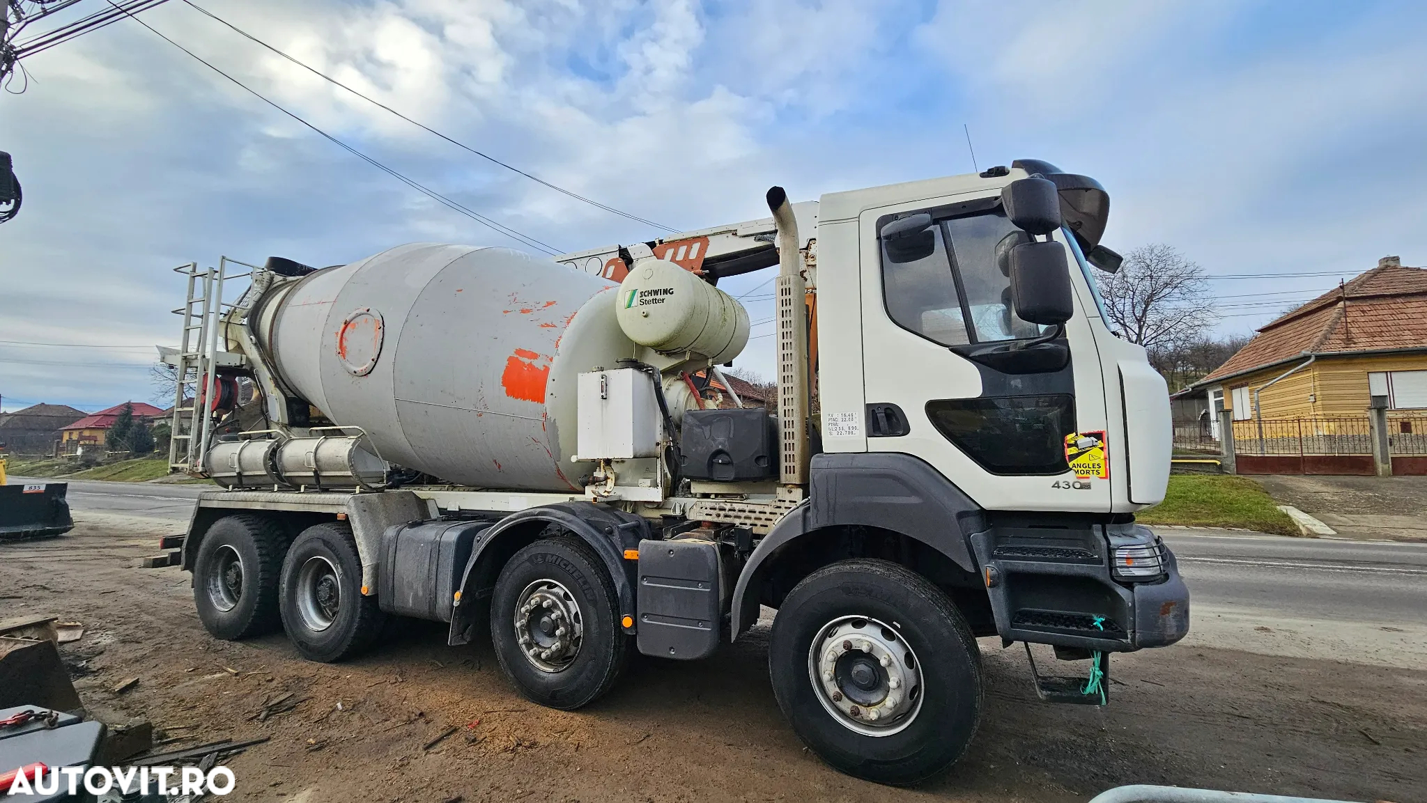 Renault Kerax  430, 8x4 Autobetonieră cu banda - 2