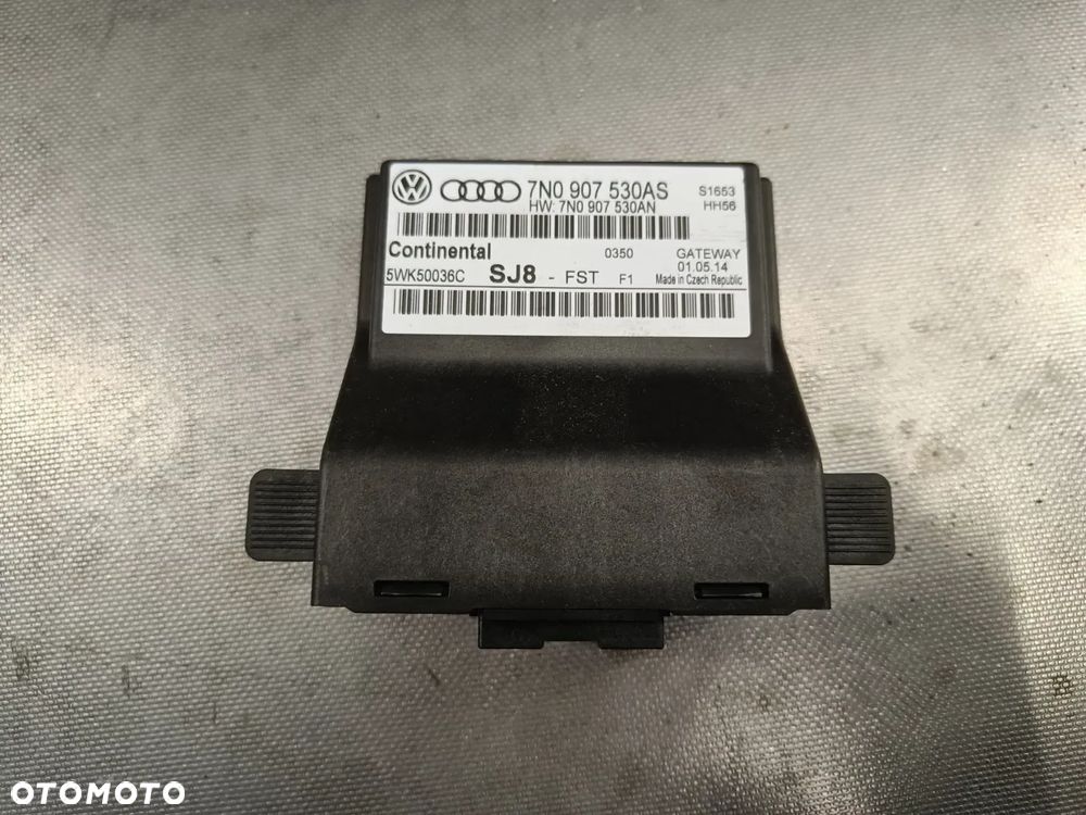 Moduł Gateway Sterownik VW CC Passat Tiguan Eos  Skoda Seat Audi 7N0907530AS - 1