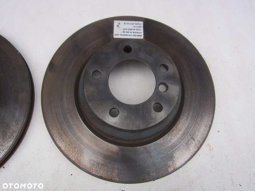 BMW E90 330i 325i TARCZE HAMULCOWE PRZEDNIE PRZÓD 33X24 34116854999 6854999 - 3