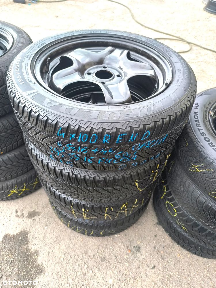 4x100 Felgi Stalowe stal strukturalne 16 Koła Zimowe Zima RENAULT Captur Clio IV 4 MEGANE NISSAN NOTE MICRA DACIA Dokker Logan Jogger Lodgy Sandero Stepway 6mm Legnica ALU-RAD 195/55 - 2