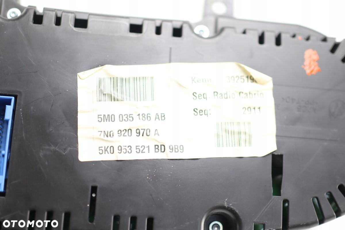 LICZNIK ZEGARY VW SHARAN II 7N (10-15) 2.0 TDI 7N0920970A UK ANGLIK - 2