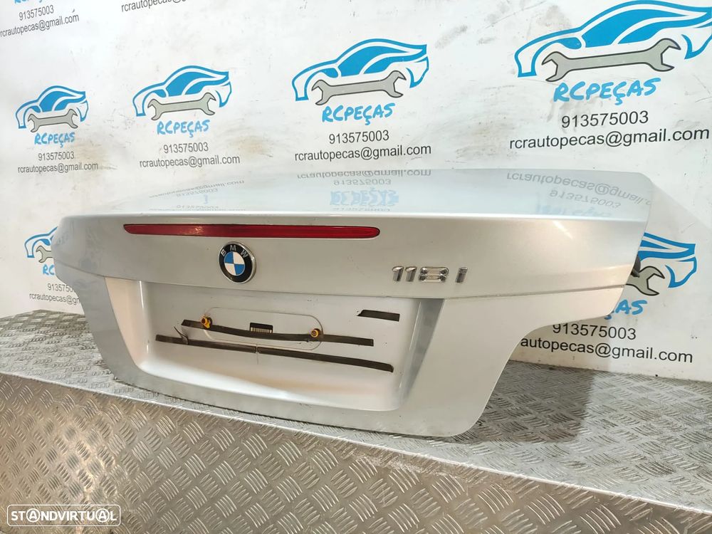 Porta Tampa Mala BMW Serie 1 E82 Coupé Fecho Puxador 3° Stop - 3