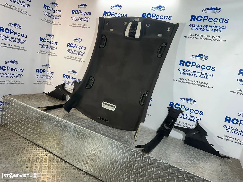 .Conjunto Interior Tecto Cúpula Preto Original Mercedes W204 Sedan 2008 - 2014 - 4