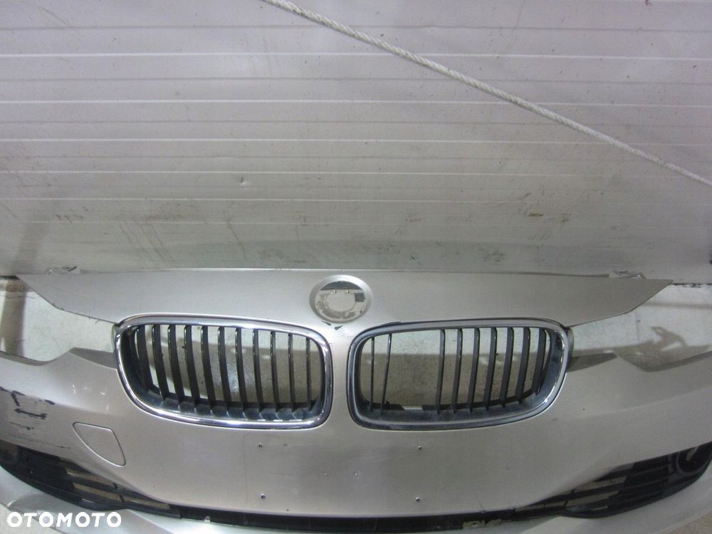 BMW F30 F31 ZDERZAK PRZEDNI PRZÓD GRILL HALOGENY A92 ORION SILBER 7293011 - 2
