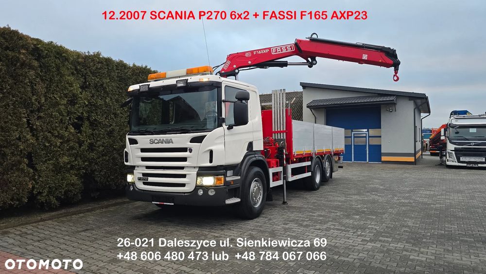 Scania P270 6x2 HDS FASSI F165 AXP