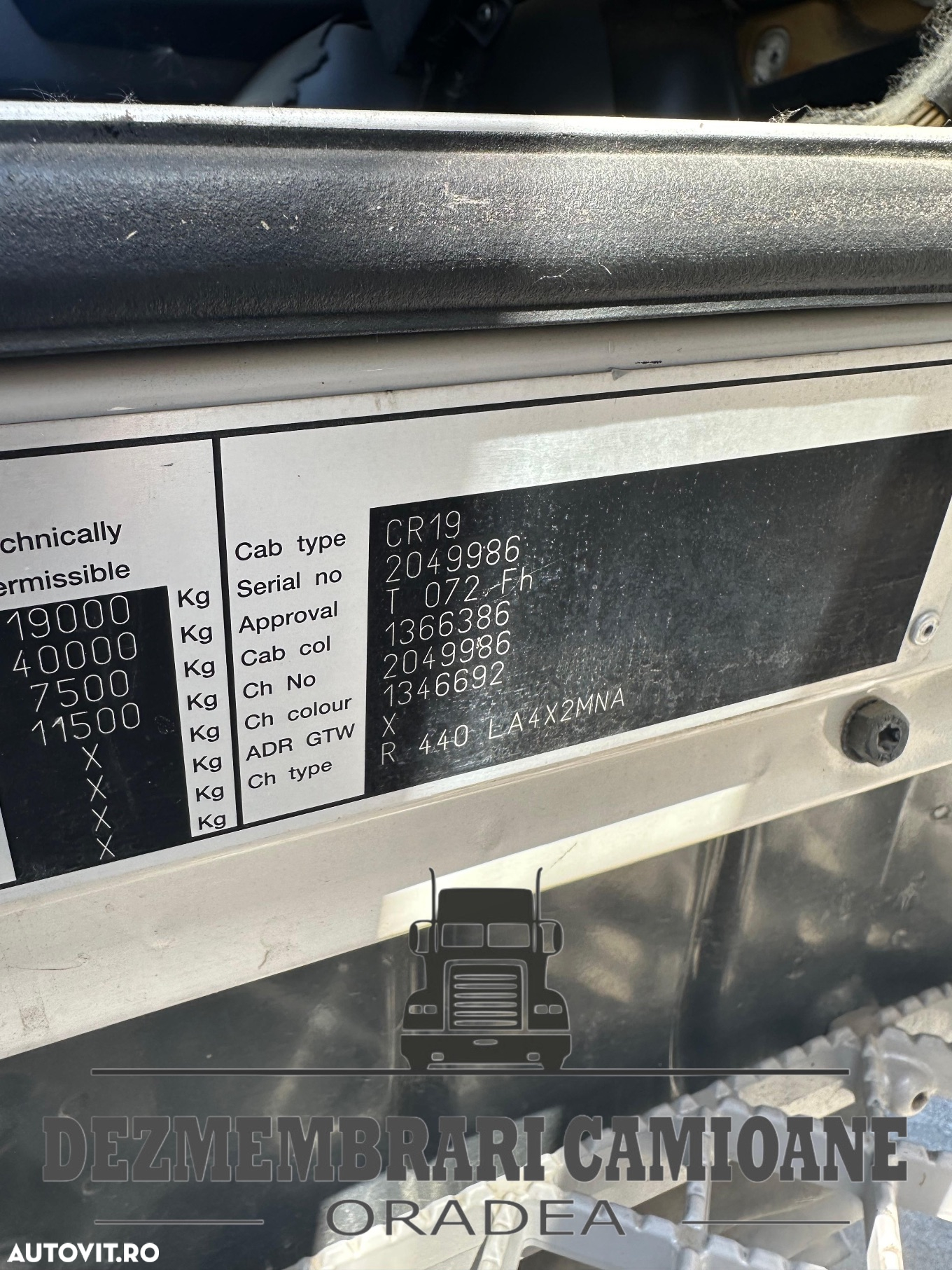 CABINA SCANIA TOPLINE CR19 2049986 - 6