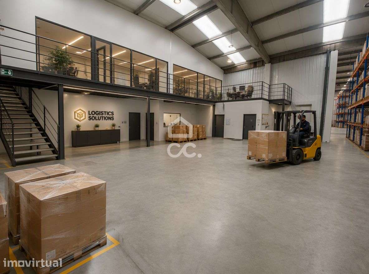 Armazém Novo 365 m² | Pé-Direito 7 m | Zona Industrial do Pau Queimado - Grande imagem: 2/20