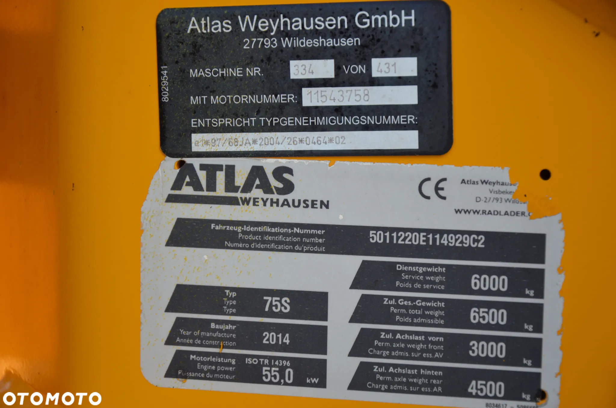 Atlas 75S / 2014r / 4464mth / ŁADOWARKA PRZEGUBOWA OBROTOWA - 13