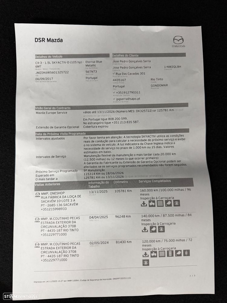 Mazda CX-3 1.5 Sky.Excellence Navi - 36