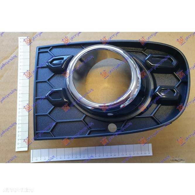 Grila laterala bara fata (cu orificiu proiector) - Fiat 500S, 2015, 2016, 2017, 2018. IN STOC - 1