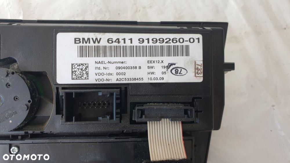 Panel Klimatyzacji Nawiewu BMW 3 E90 M-Pakiet LIFT - 4