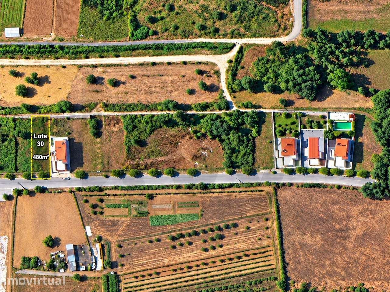 Terreno para construção na Granja do Ulmeiro (Lote 30) - Grande imagem: 2/4