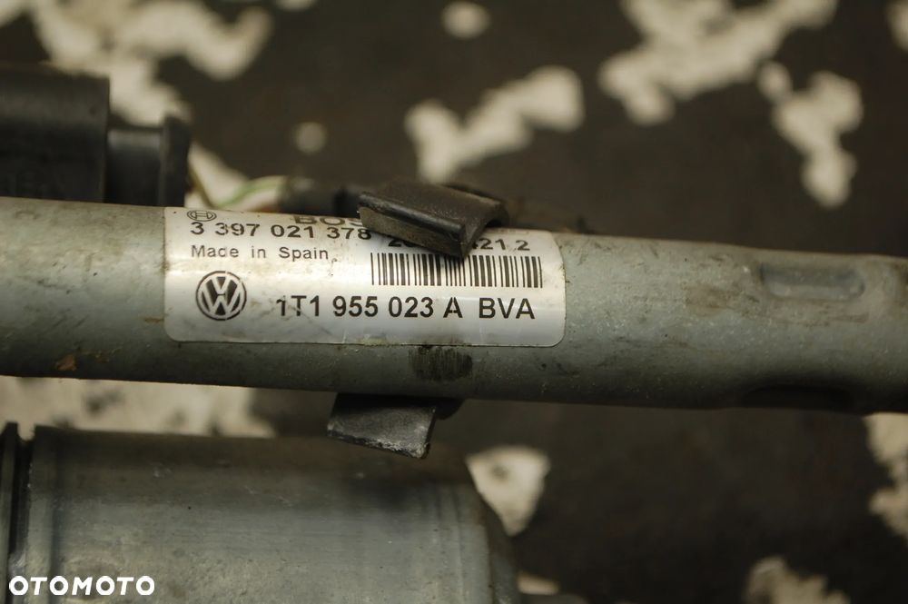 MECHANIZM WYCIERACZEK PRZÓD PRZEDNI 1T1955023A VW CADDY III LIFT TOURAN I - 3