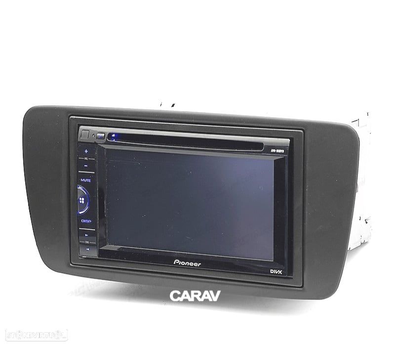 MOLDURA ADAPTADOR PRETO PARA RADIO 2-DIN PARA SEAT IBIZA 08-15 - 5